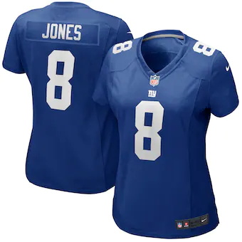 womens nike daniel jones royal new york giants player jerse